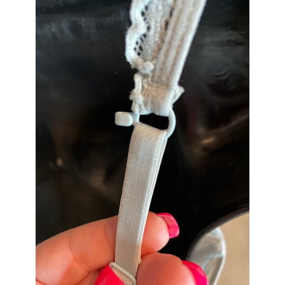 Xhiliration Gray Lacy Bralette Need Size Tag - Picture 5 of 7